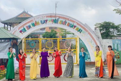 Hưởng ứng tuần lễ áo dài Việt Nam